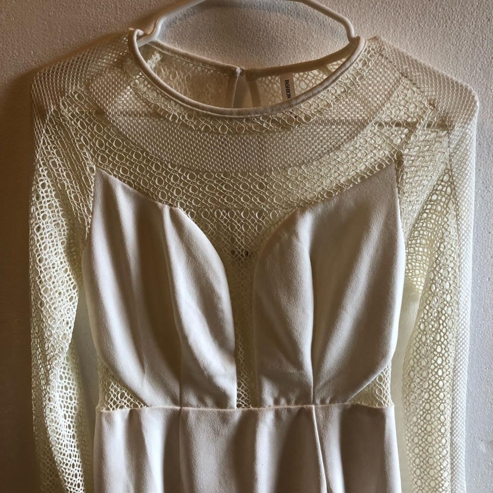 White Mini Dress - Picture 4 of 4